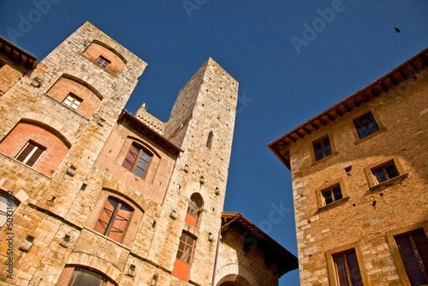 Obraz San Giminiano città turrita, Siena. Toscana, Italia