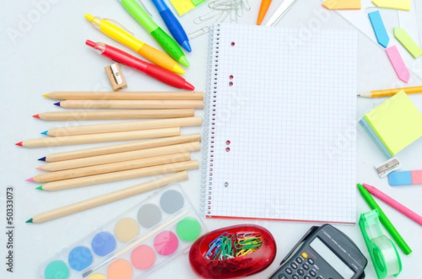 Obraz School accessories