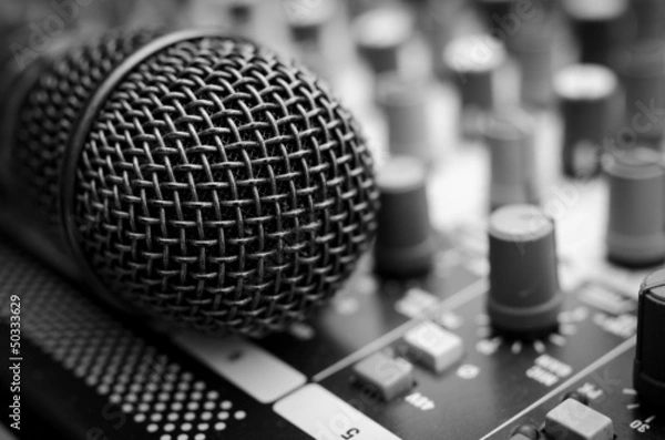 Fototapeta microphone