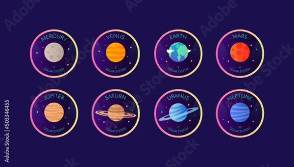 Obraz Group of planets