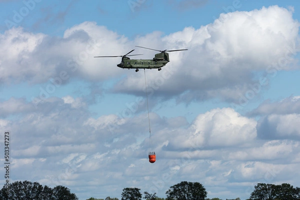 Obraz Banane beim löschen / Feuerwehr 
