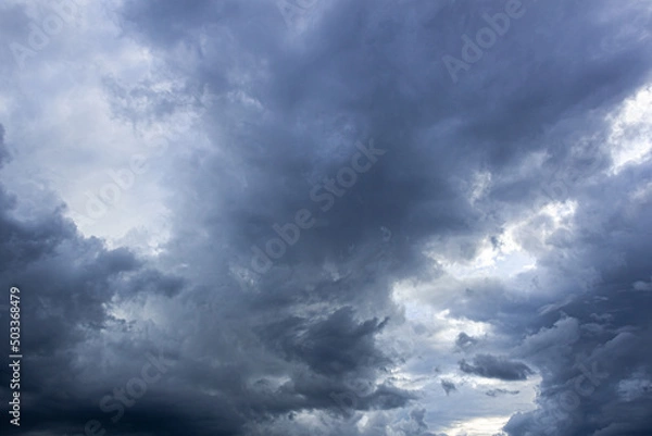 Fototapeta storm clouds timelapse