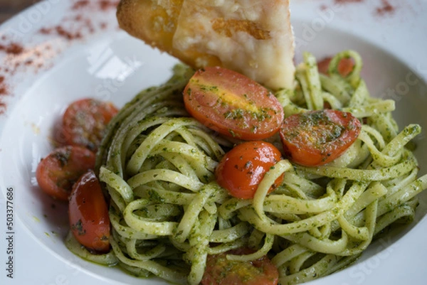 Obraz Western foods in a small bistro.