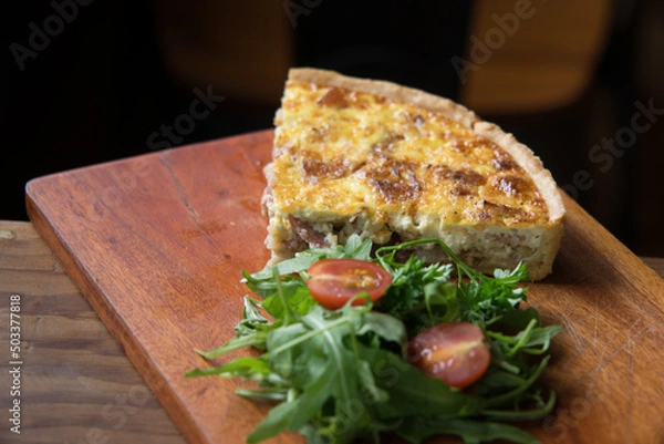 Obraz Western foods in a small bistro.