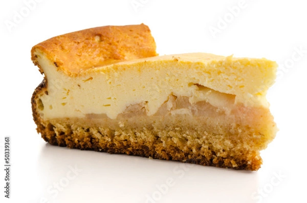 Fototapeta Apfel-Käsekuchen