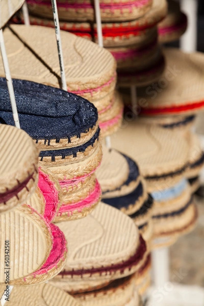 Fototapeta Espadrilles Sandals