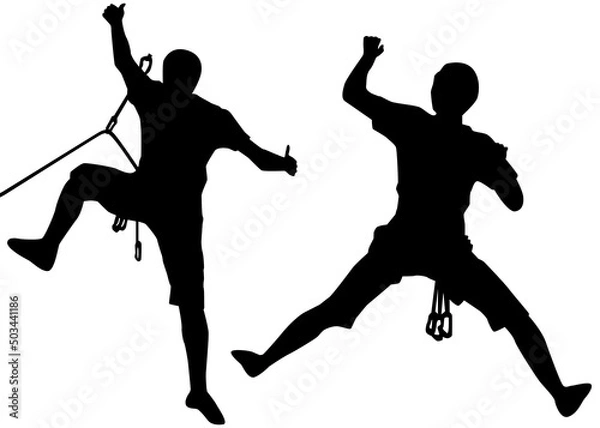 Obraz Climb in black