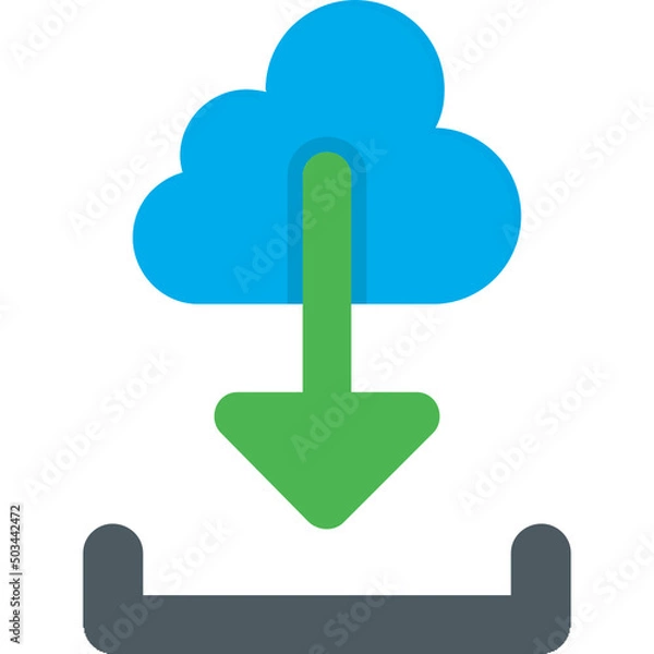Obraz Cloud & sun Icon
