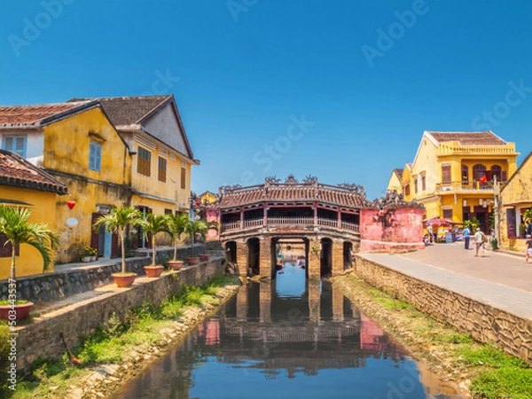 Obraz The historic Japanese Covered Bridge, Hoi An, Vietnam