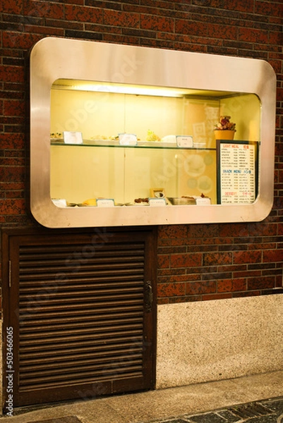 Obraz 喫茶店の店頭食品サンプル