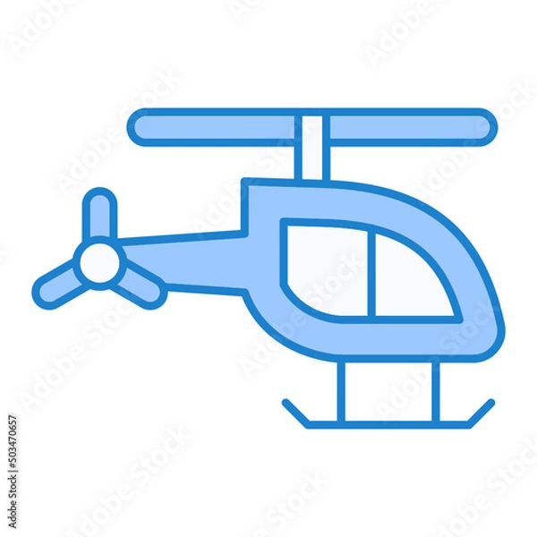 Obraz Toy Helicopter Icon Design