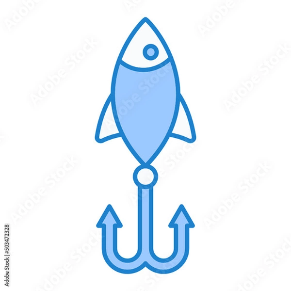 Obraz Fishing Baits Icon Design