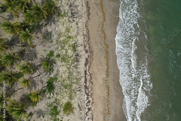 Fototapeta Coastline at Boba Beach in Cabrera