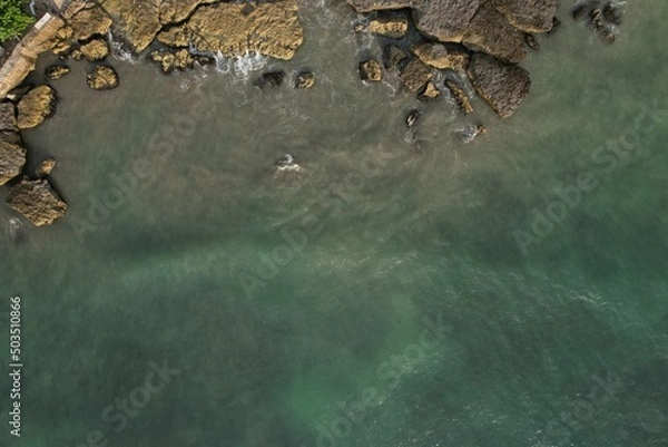 Fototapeta Rocks against the sea