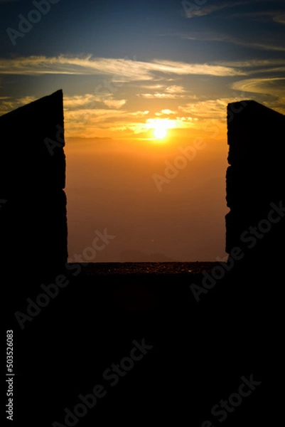 Obraz E' praticamente impossibile guardare un tramonto e non sognare 