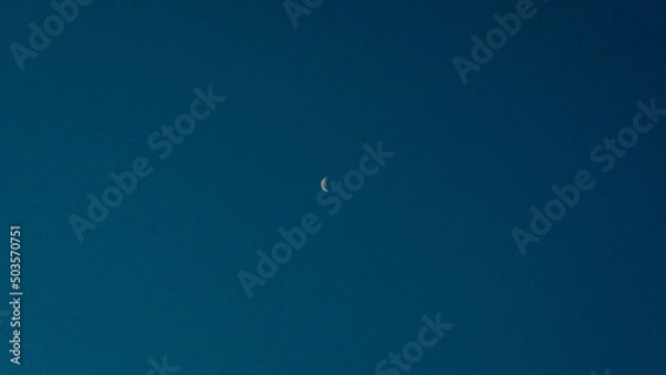 Obraz moon and clouds