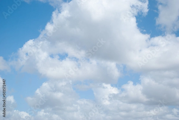 Obraz summer sky with clouds