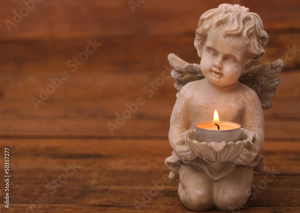 Obraz Engel mit Kerze