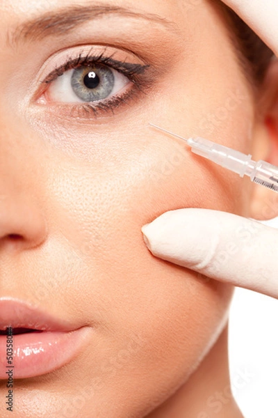 Obraz syringe injection beauty concept