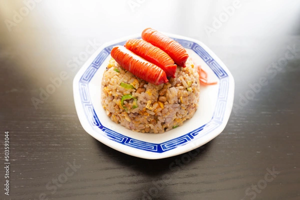 Obraz チャーハン、ソーセージ