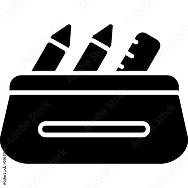 Obraz Pencil case Icon