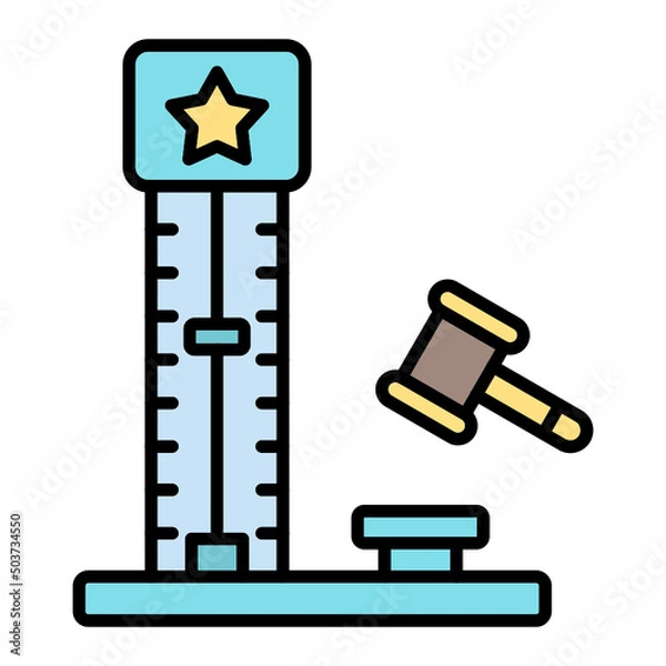 Obraz Strength Tester Icon