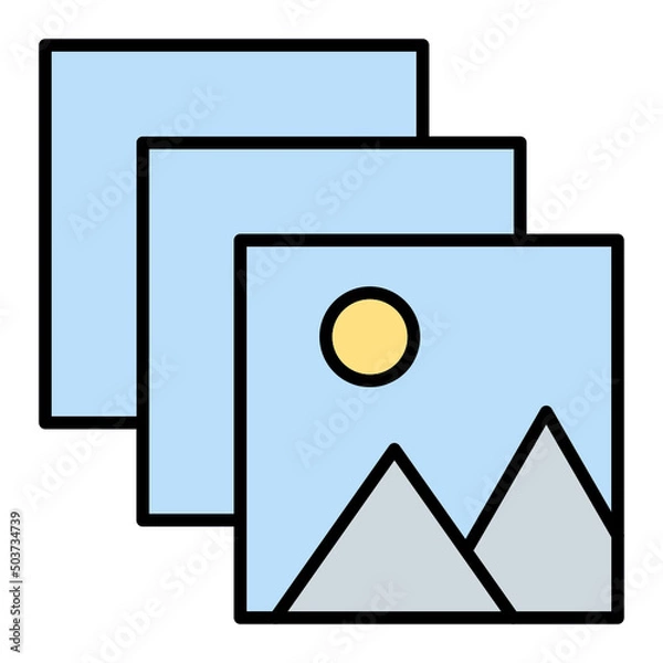 Fototapeta Layers Icon