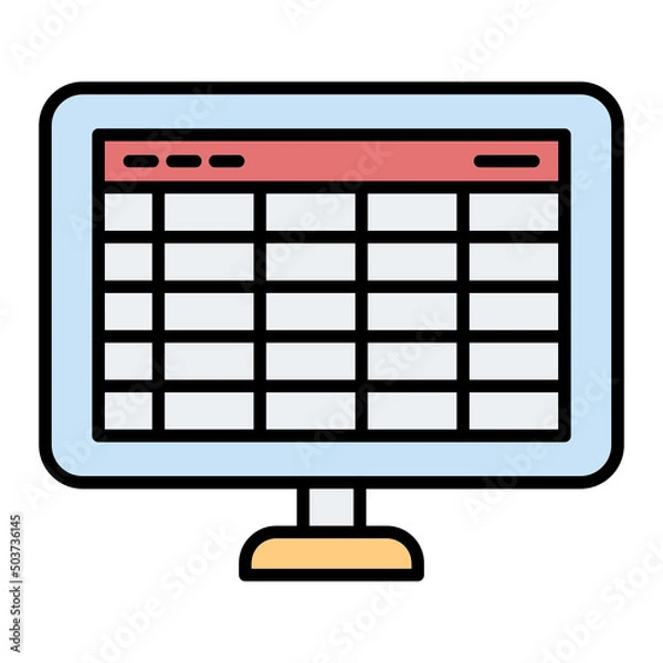 Obraz Spreadsheet Icon