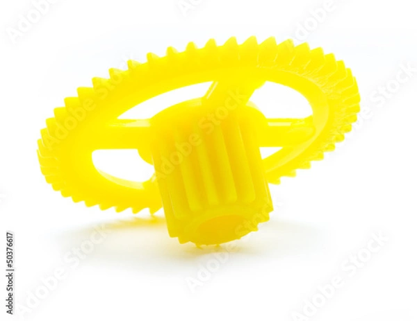 Obraz yellow cog