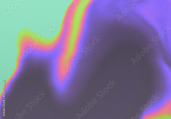 Fototapeta Thermal blurred gradient backgrounds with grain texture. Perfect for social media, branding, website or presentations