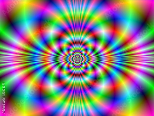 Obraz Psychodeliczny neon