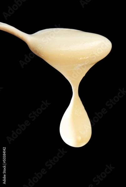 Fototapeta thick cream.