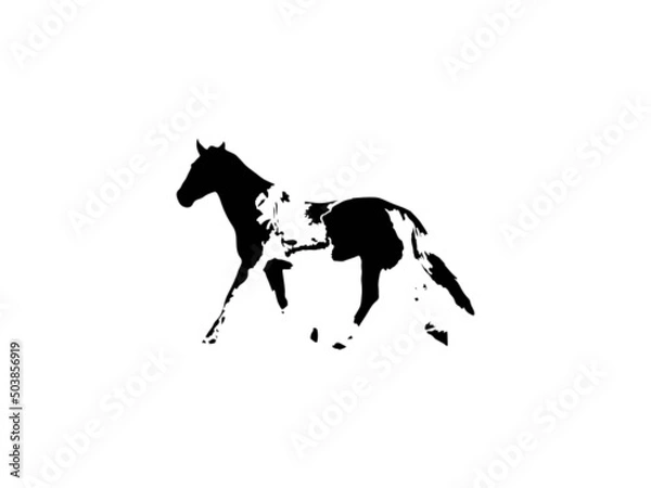 Obraz Horse Vector Icons and Graphics for Free EPS.Horse vector image.eps