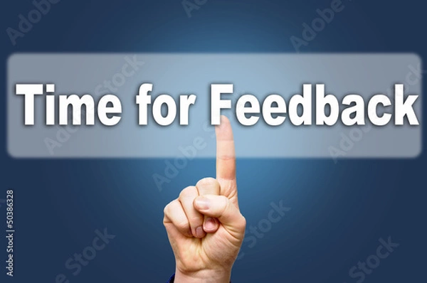 Fototapeta time for Feedback