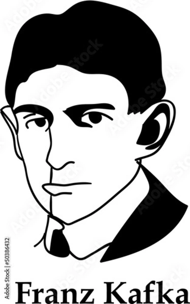 Obraz Franz Kafka (vector)