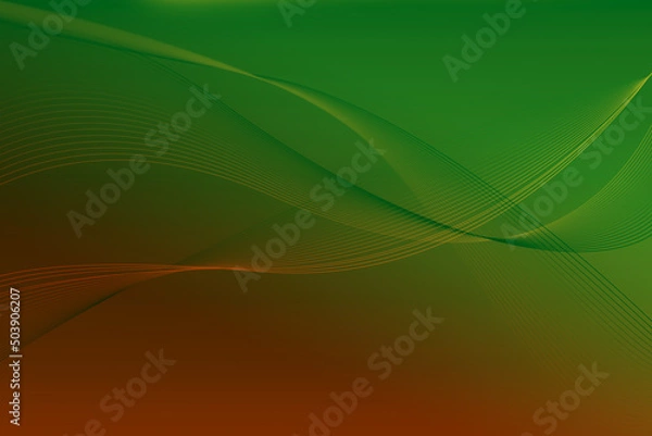 Obraz abstract green background with lines