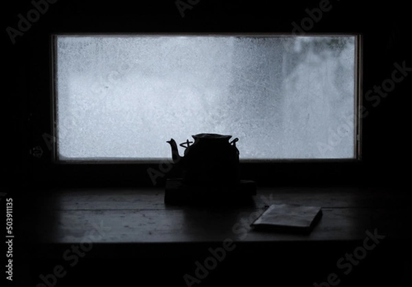 Obraz kettle in cabin