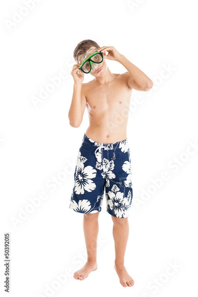 Obraz Парень в плавках и маске