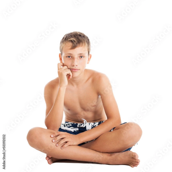 Obraz Парень в плавательных шортах