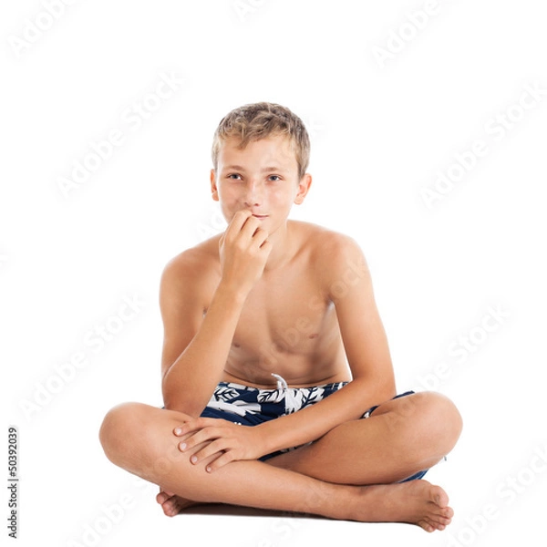 Obraz Парень в плавательных шортах