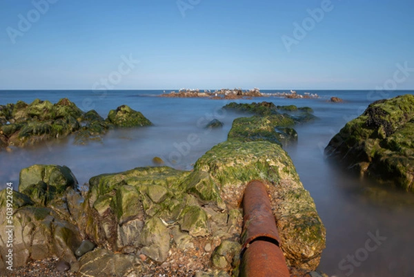 Fototapeta view of the coast of the Island of Ireland