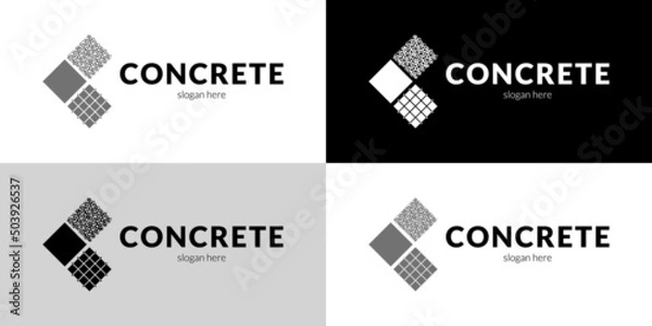 Fototapeta Premium concrete logo