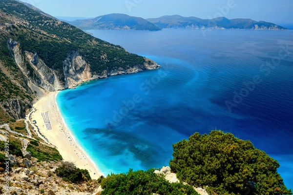 Obraz Exotic beach - Myrtos Kefalonia