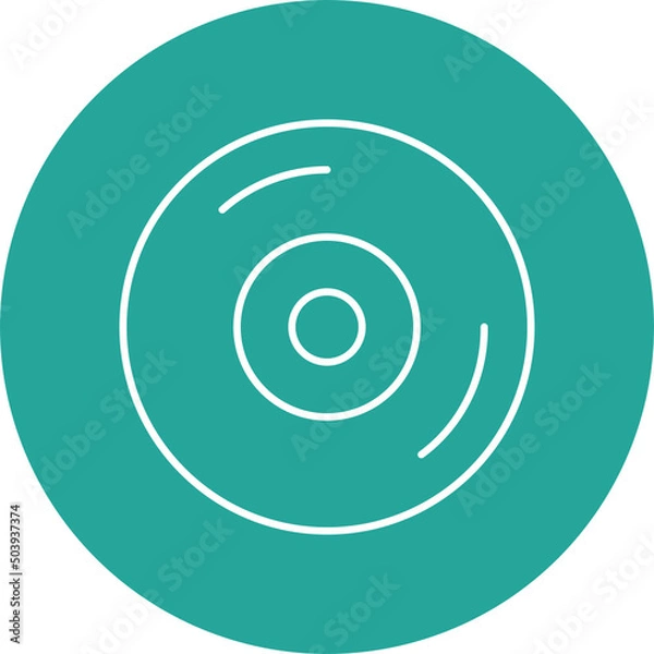 Fototapeta Compact Disk Icon Design