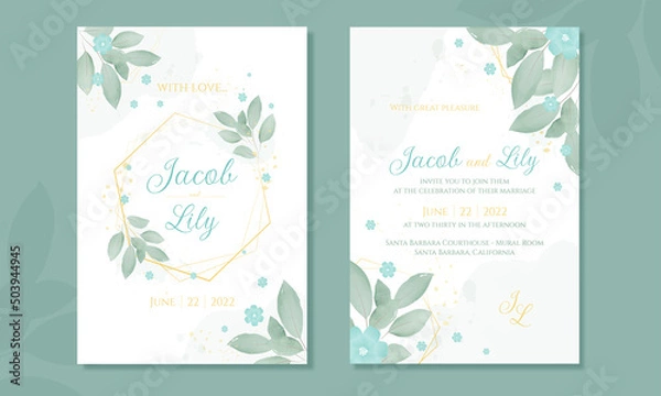 Fototapeta wedding invitation