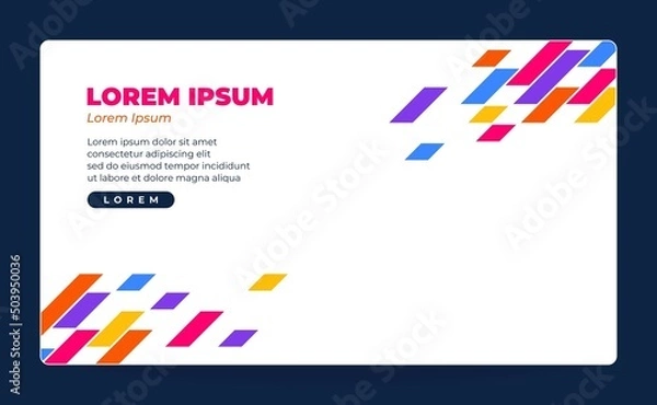 Fototapeta Abstract Background for Landing Page or Wallpaper