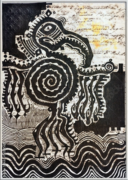 Obraz Prehistorical talisman