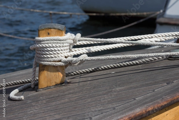 Obraz Detail eines alten Seglers