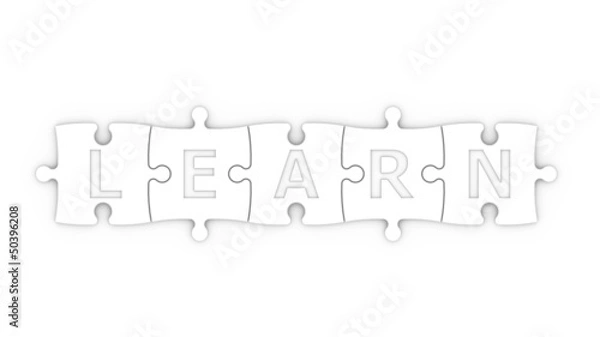 Fototapeta word learn