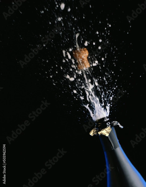 Obraz Champaign cork popping